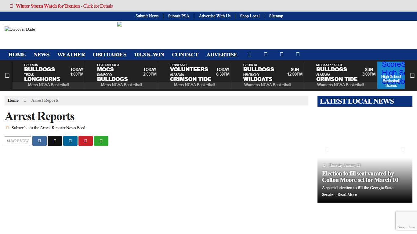 Arrest Reports – Discover Dade